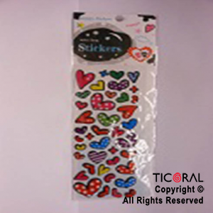 STICKER CORAZONES HS5432-1 x 12